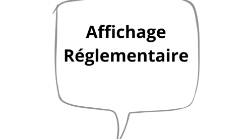 Affichage réglementaire